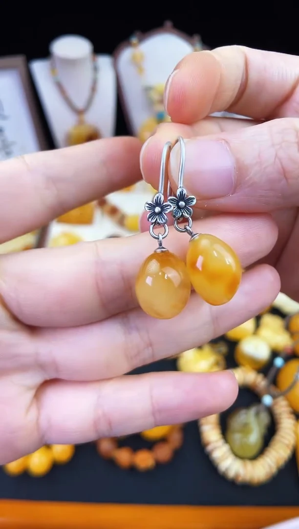 琥珀未镶嵌珠宝奇石柒月