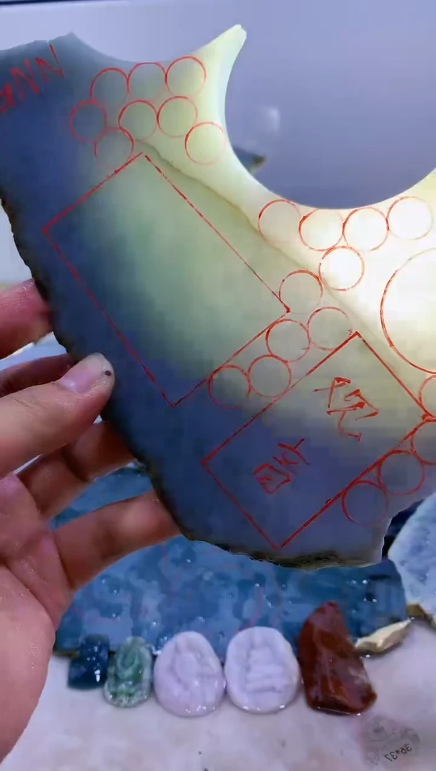 裸石翡翠0蒙0翡翠珠宝744