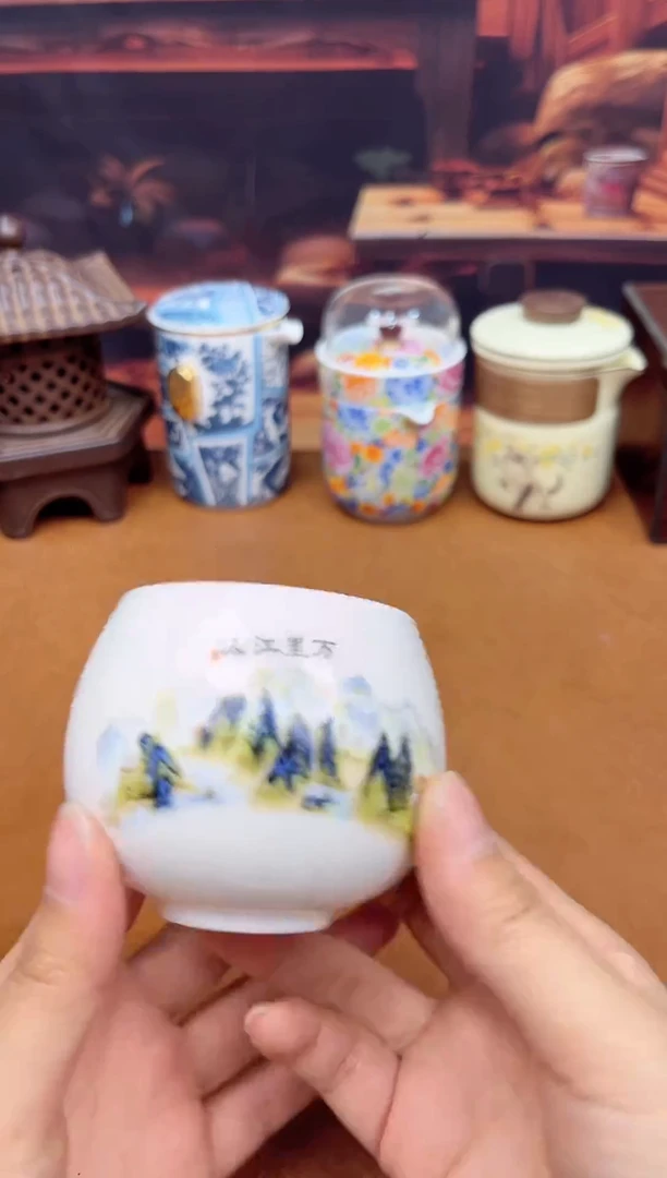 【闪购商品】陶瓷茶具摆件茶叶罐