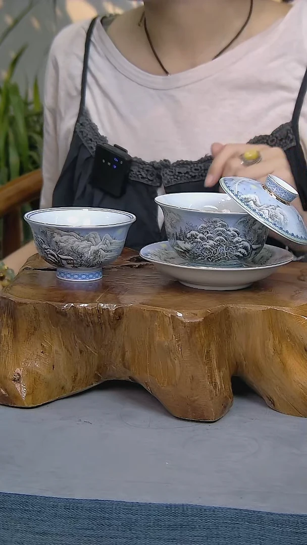 2简装家用款件套 白瓷陶瓷茶具