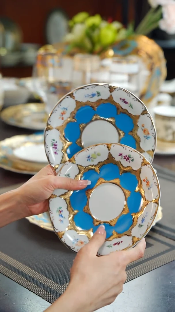 瓷片6英寸底碟2个