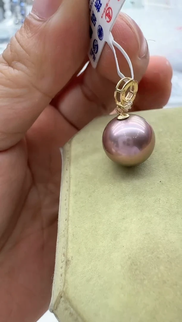 【闪购商品】淡水珍珠颈饰18K金镶嵌清货