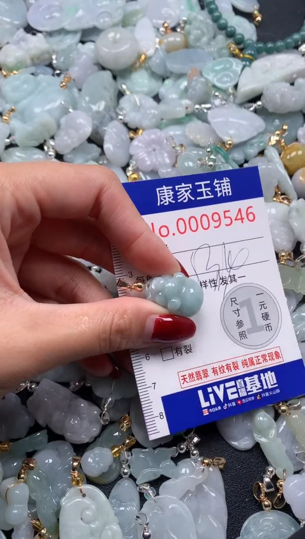 颈饰未镶嵌翡翠9546