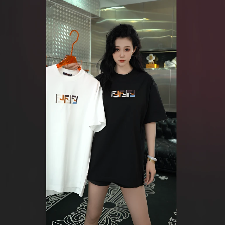 【绘尚D6腿腿专属6219】夏季休闲百搭情侣款个性短袖T恤 S256219