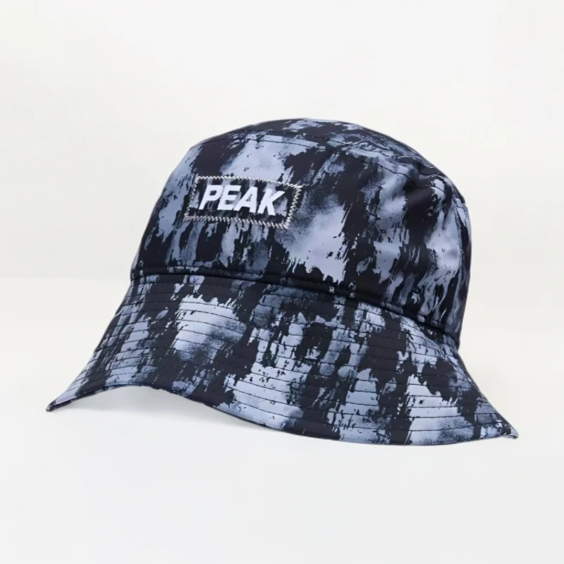 Peak/匹克运动短檐渔夫帽四季通用平顶帽子速干户外休闲印花钓鱼