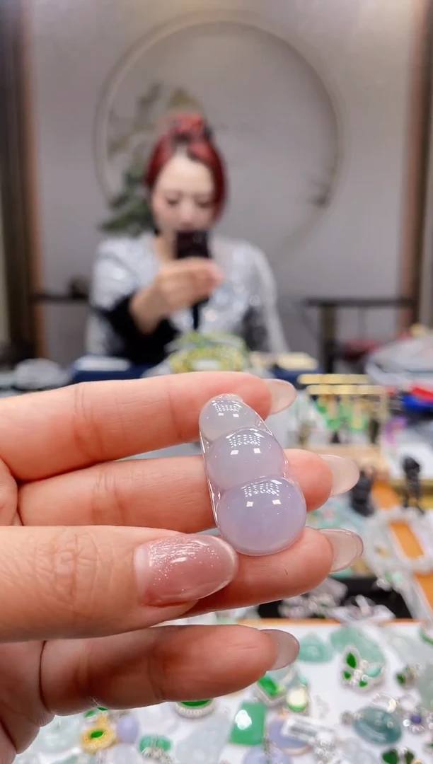 颈饰未镶嵌翡翠豆子