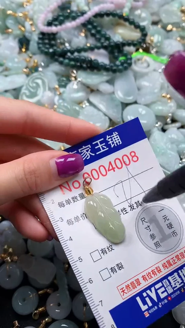 颈饰未镶嵌翡翠4008