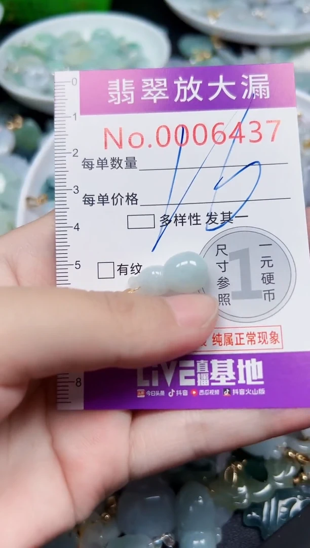 颈饰未镶嵌翡翠6437