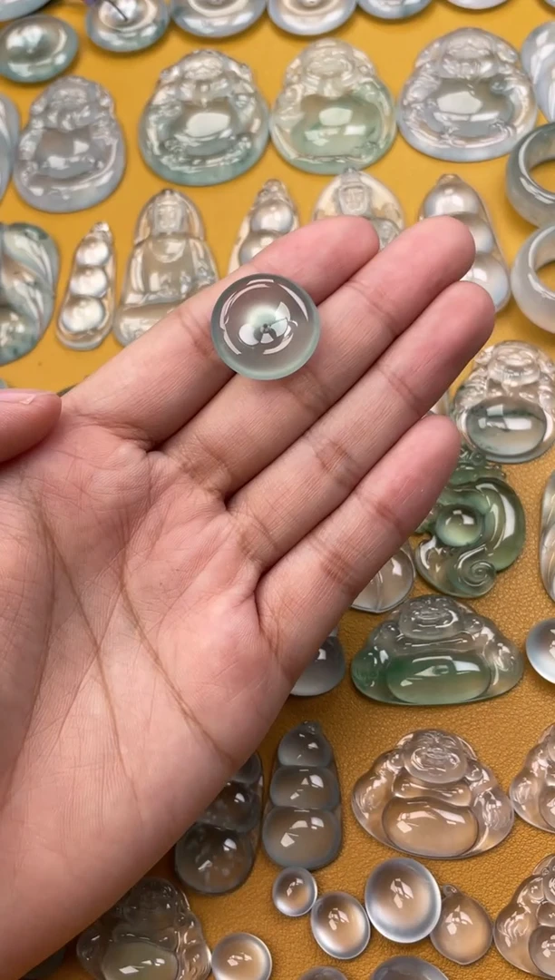 翡翠未镶嵌吊坠(不含链)平安扣 19.3 5.4