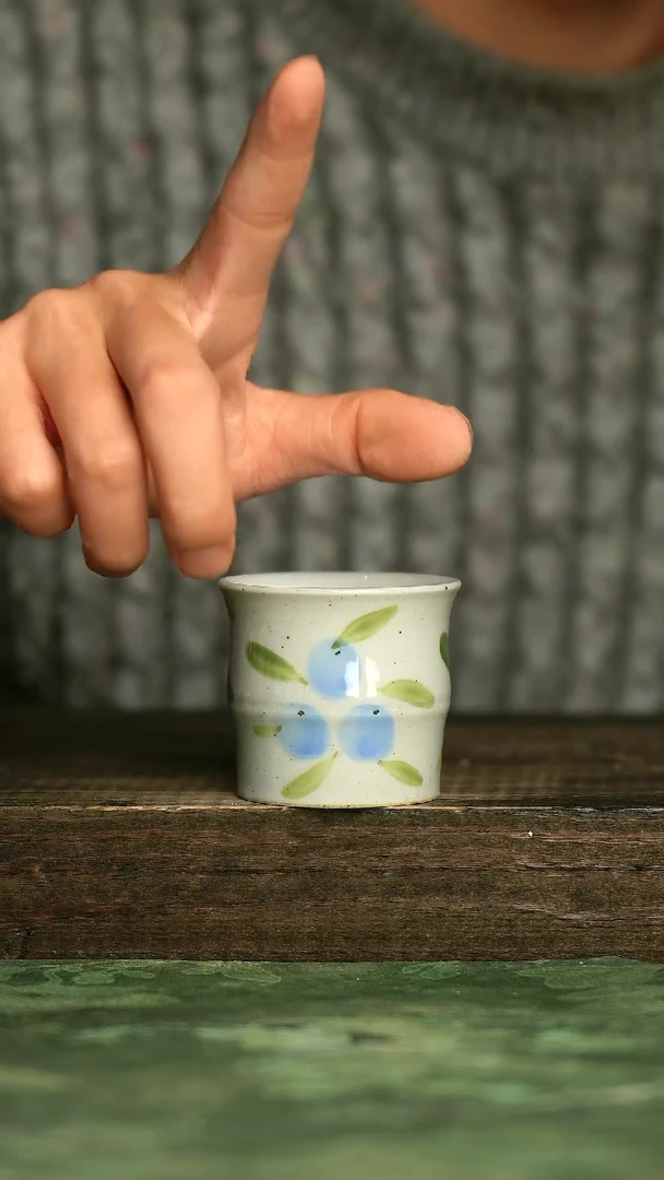 青诗集手工手绘瓷器