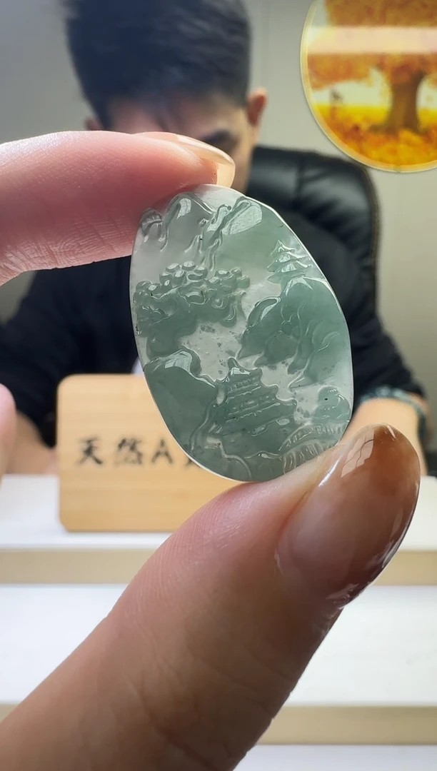 颈饰未镶嵌翡翠天然A货翡翠  多样性随机发其一