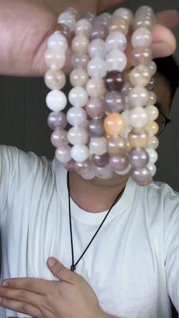 石英质玉未镶嵌手串多样性发一件H1