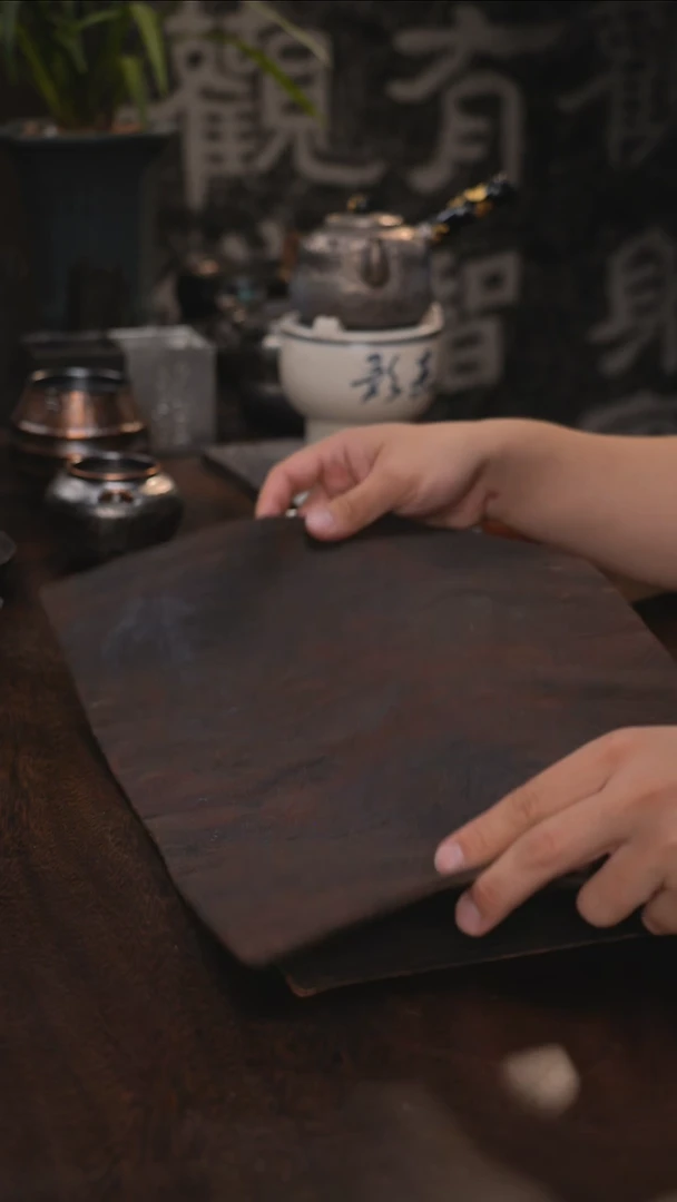 劍****8手工亮油布茶席茶配件