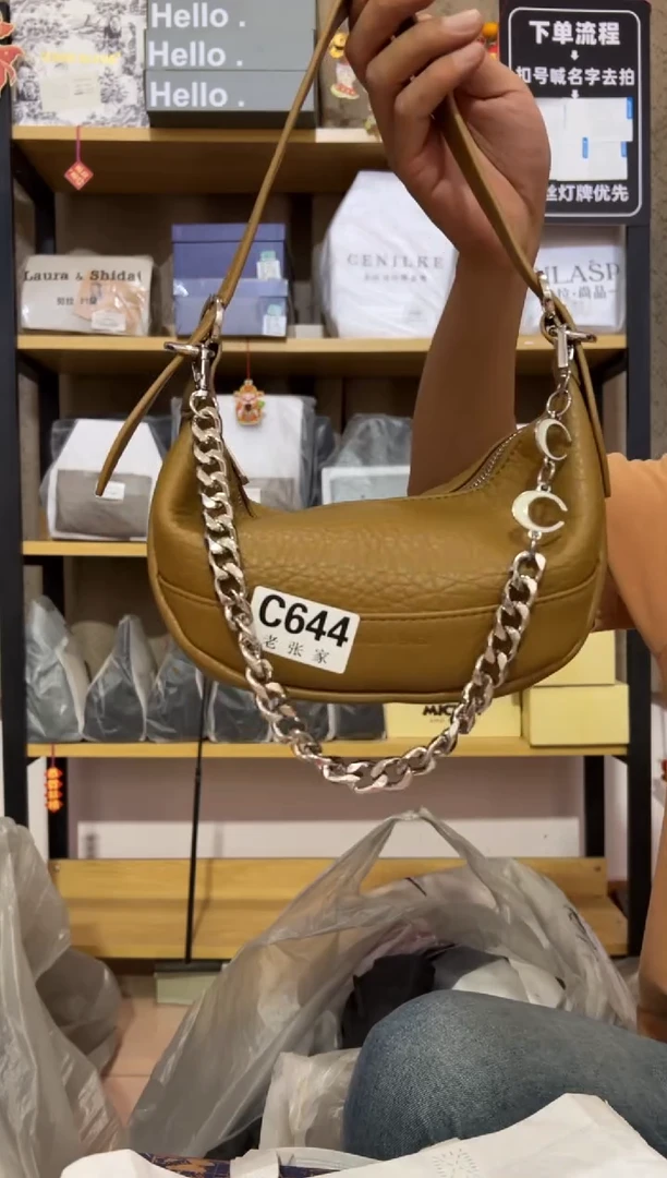 小牛剖层皮革老张家女包644