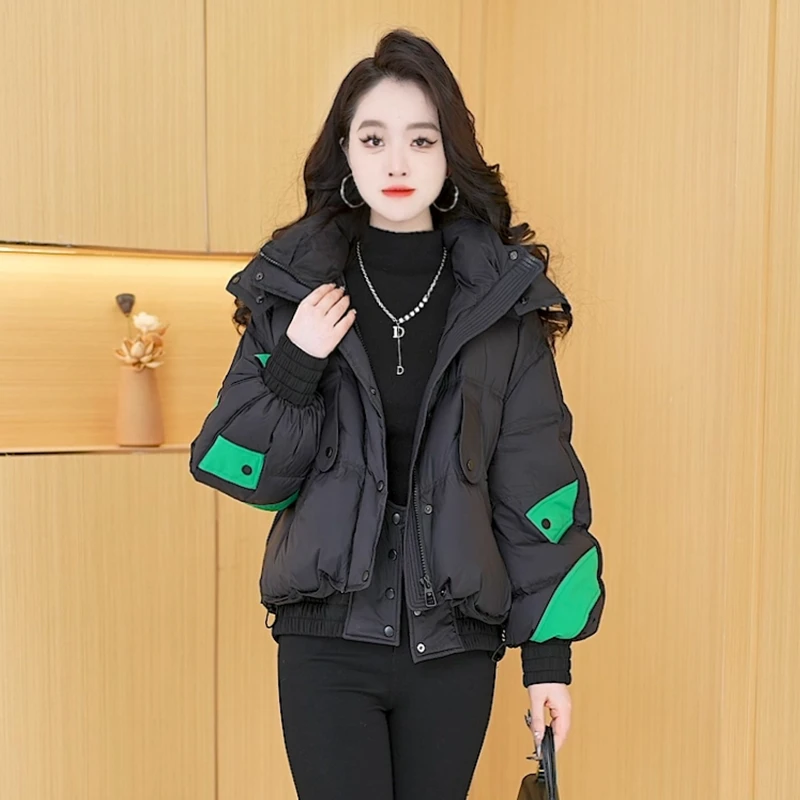 【现货羽绒服】冬季90白鸭绒羽绒服新款时尚气质保暖外套女小个子