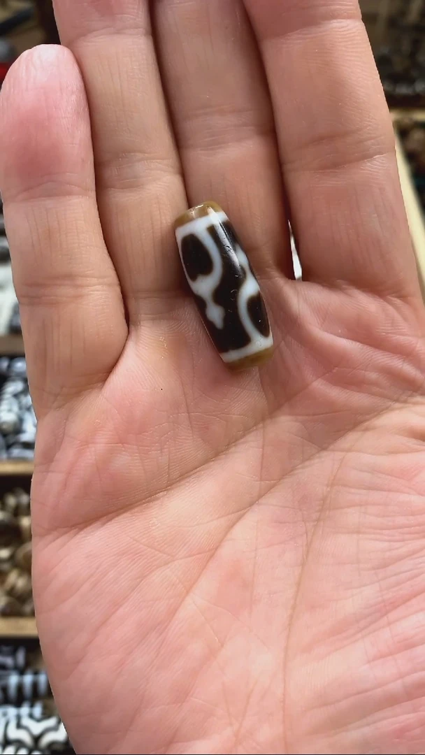 未镶嵌玛瑙/玉髓珠宝奇石陆*玉行运古法黑白宝瓶