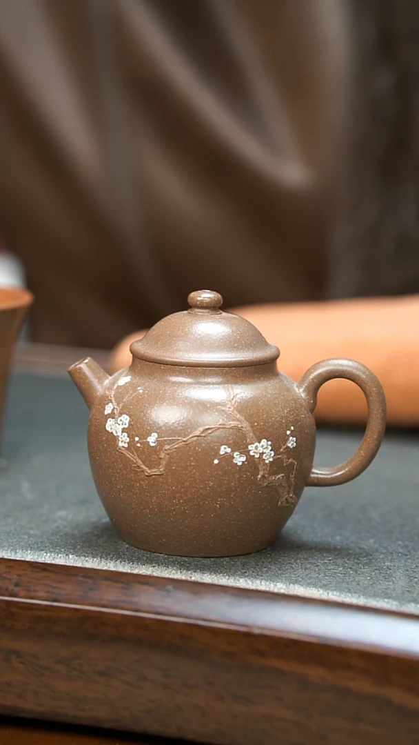 【闪购商品】紫砂茶壶段泥梅花壶
