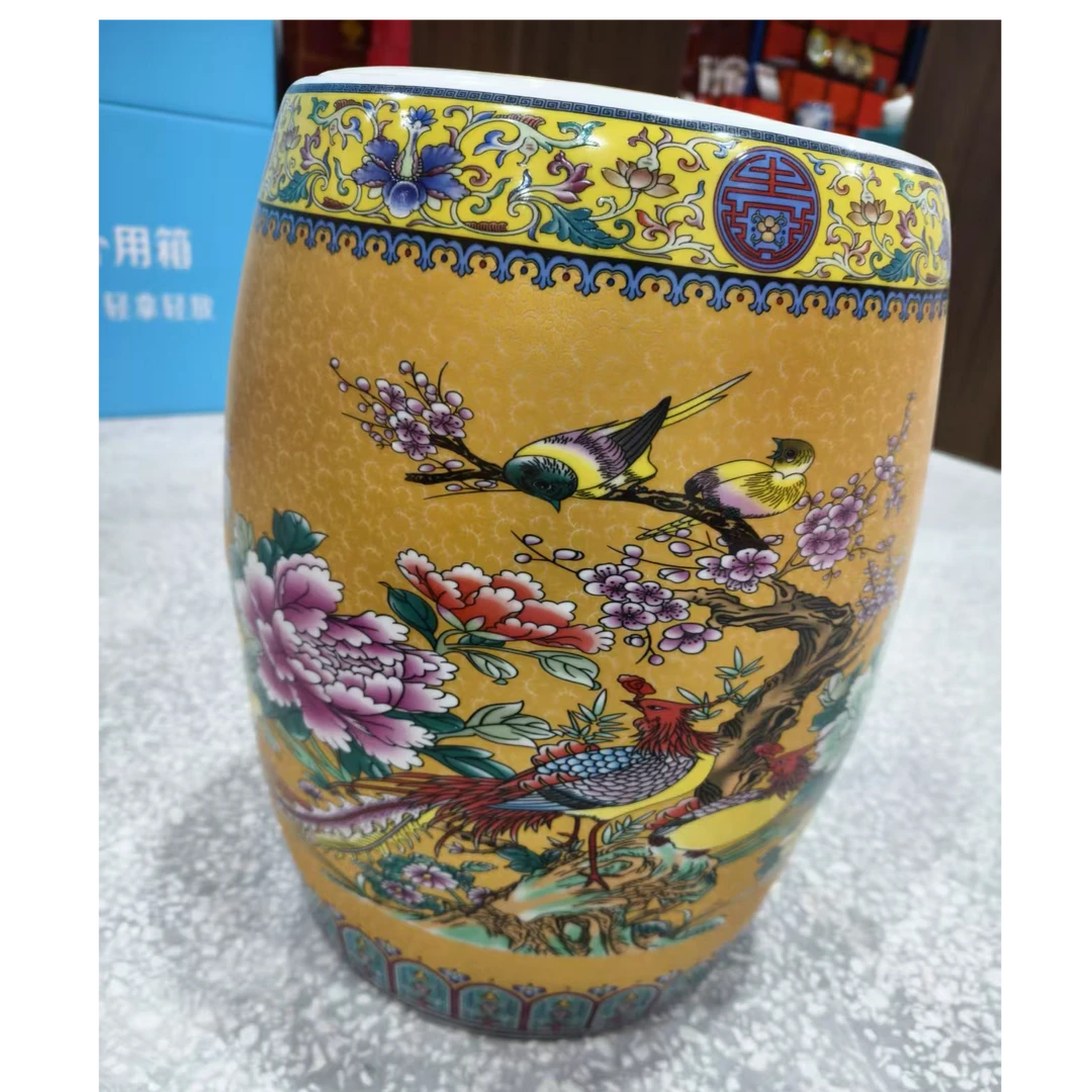 【张氏御瓷】金色花开富贵30斤装