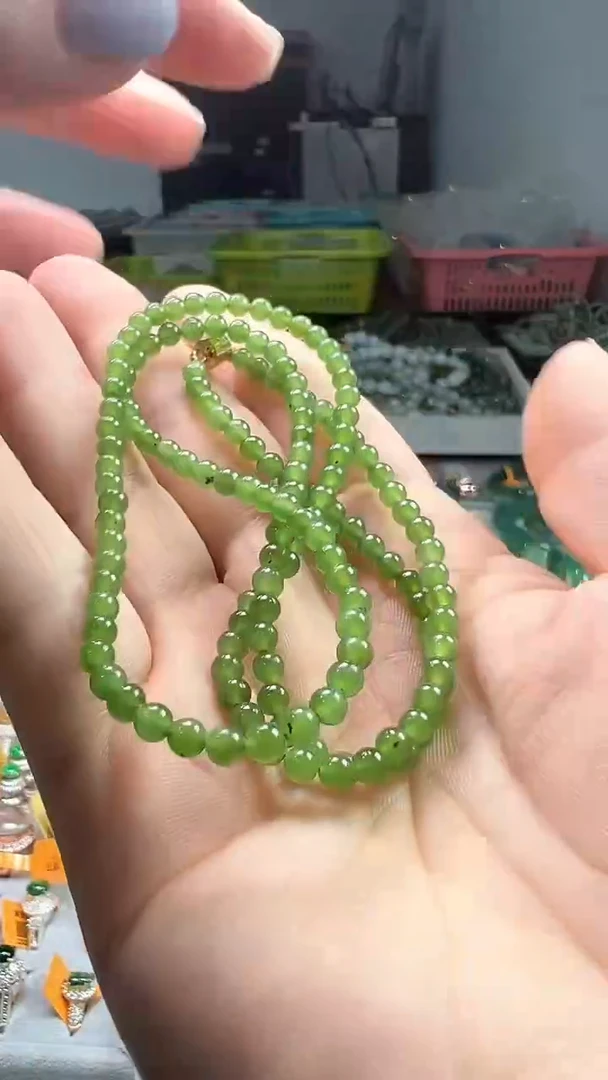 【闪购商品】和田玉颈饰未镶嵌和田玉珠链31006