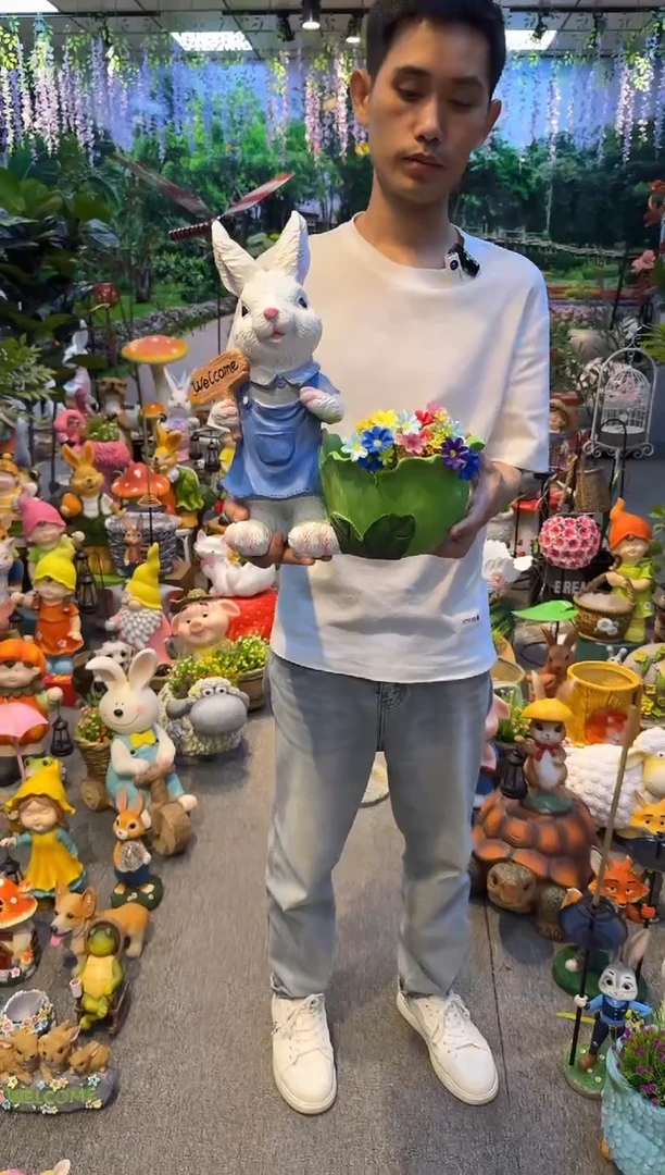 无花朵花园庭院摆件&00&