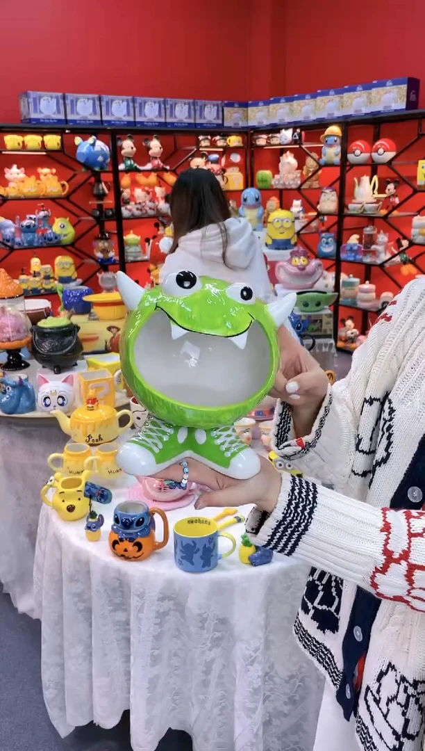 【闪购商品】.@@小怪兽玄关摆件收纳