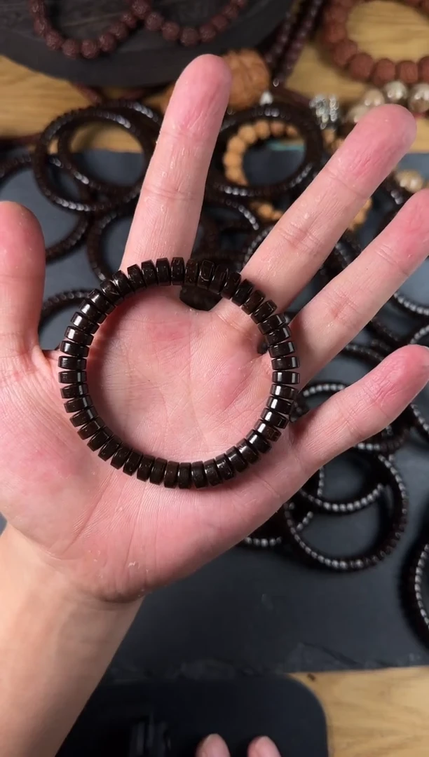 椰蒂吊坠椰蒂药片手串尺寸8mm