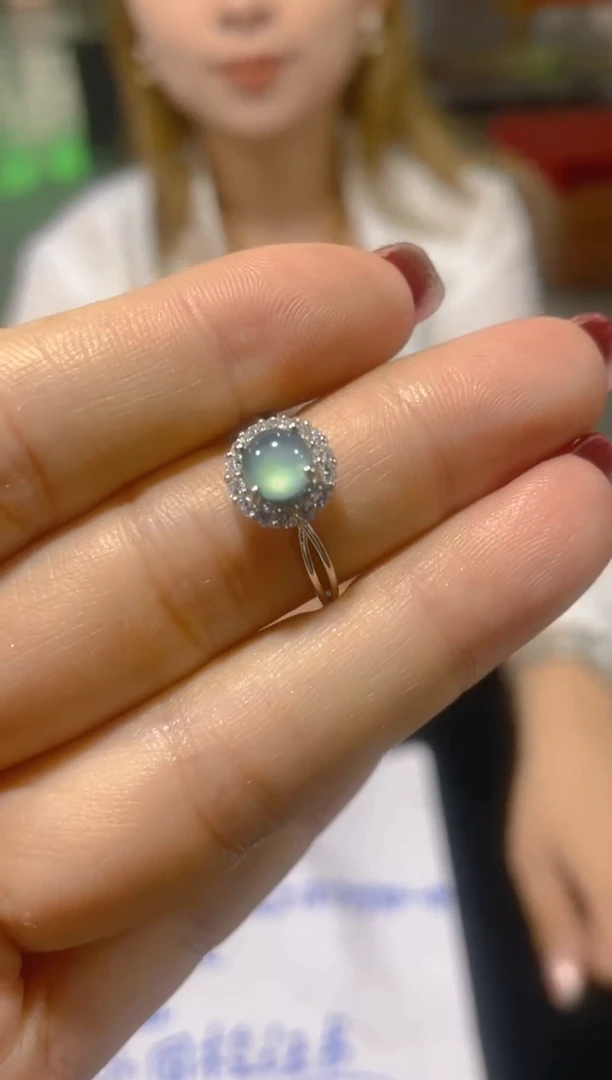 翡翠戒指未镶嵌天然A货翡翠（多样性发货拍一件发件）