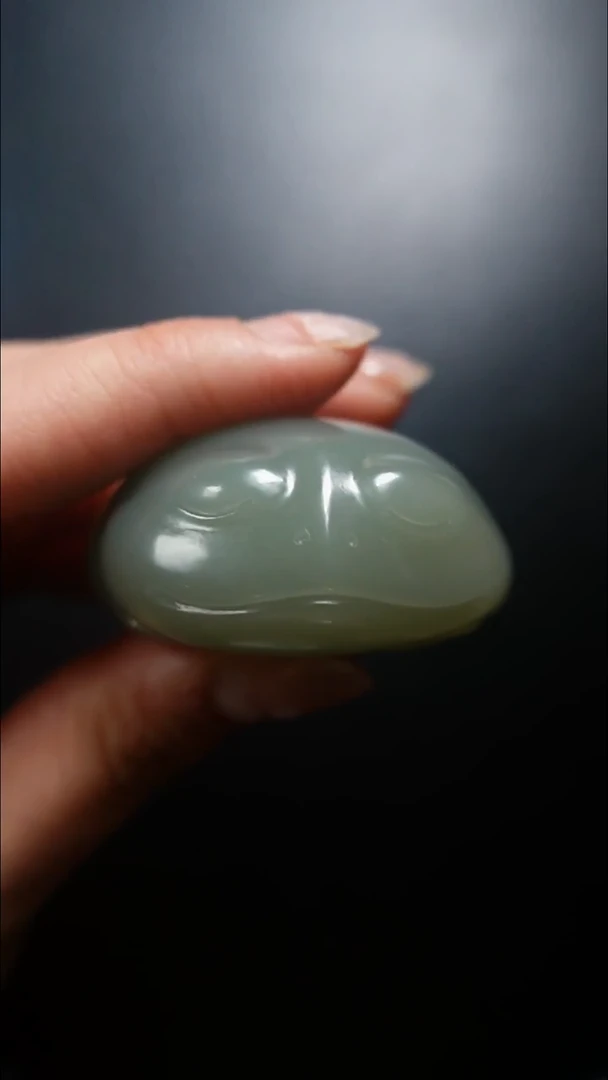 颈饰未镶嵌和田玉呱呱来财