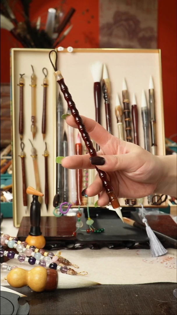 7号闪购孤品高货毛笔链接 清水试笔 蘸墨不退