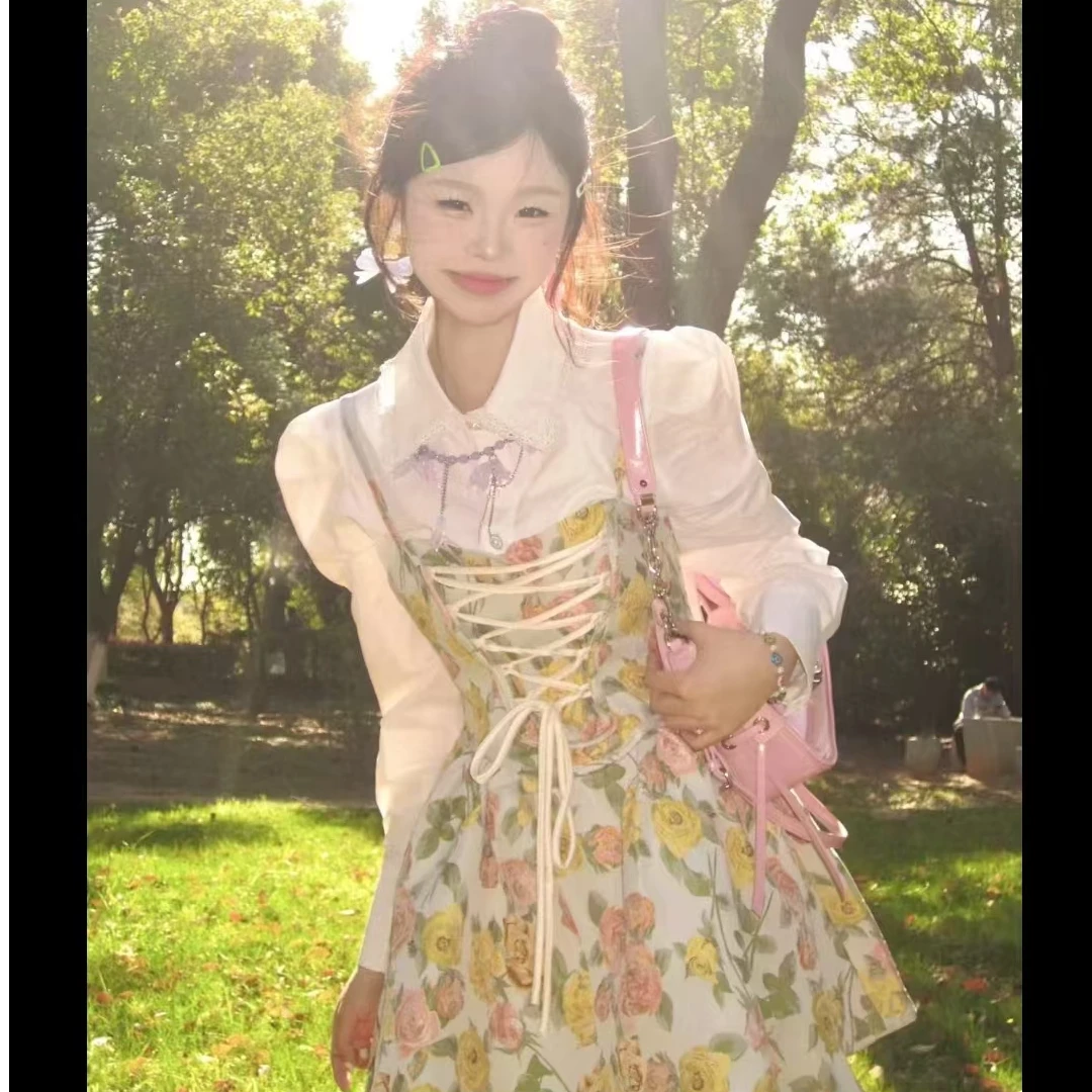 胖MM春季时尚百搭连衣裙