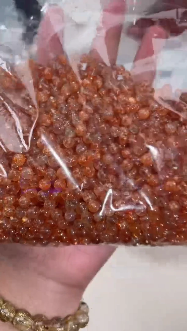 【闪购商品】水晶【T109】金太阳5+m单珠未镶嵌多样性10颗