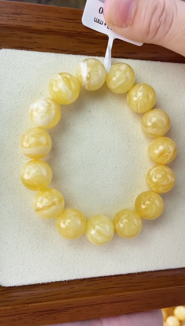 未镶嵌蜜蜡裸石手串
