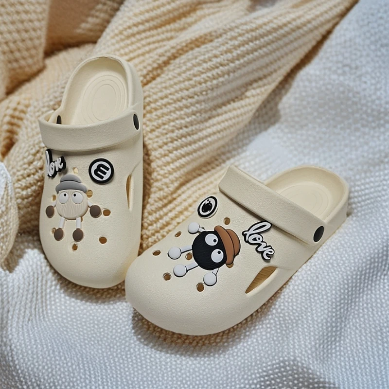 迪沐夕洞洞鞋拖鞋夏季防滑防臭外穿凉拖鞋时尚透气女款女士eva