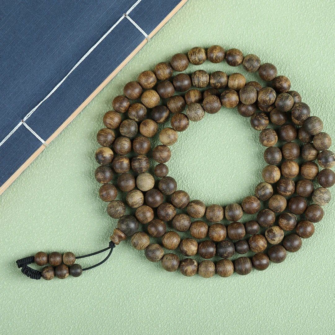 老挝红土沉香36克9mm手串多圈