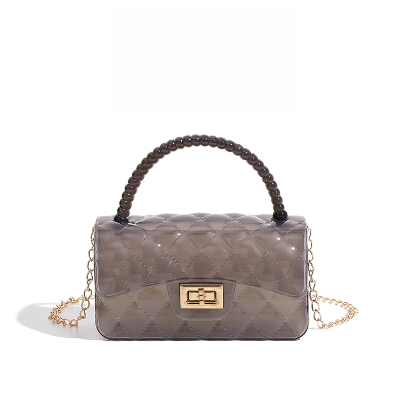 耐磨单肩包单肩洋气气质女士漆皮肩包潮流小香风夏季小众质感菱格