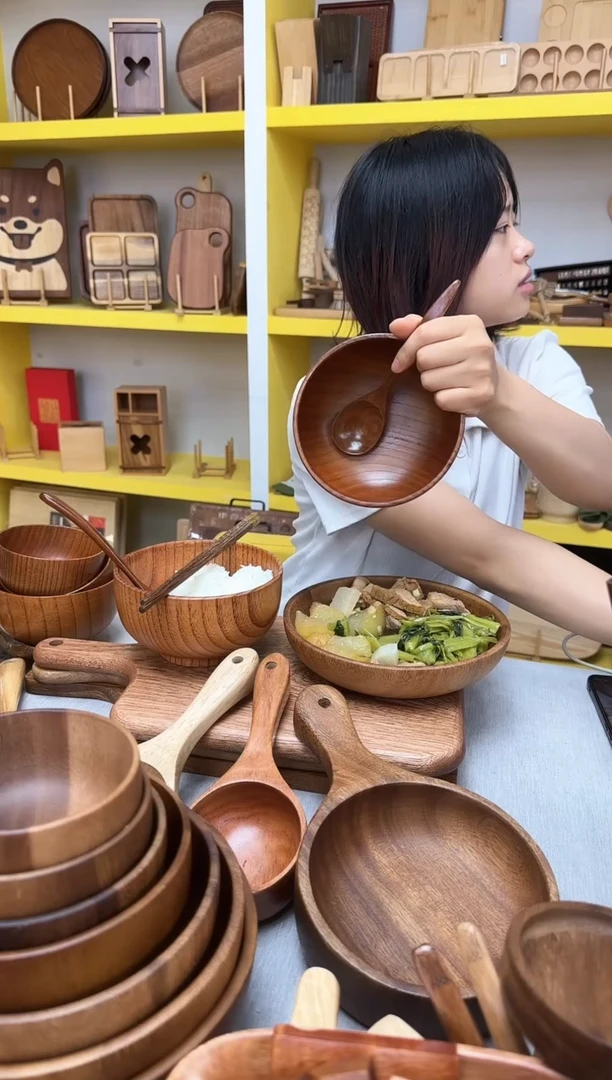 酸枣木15碗+小弯勺