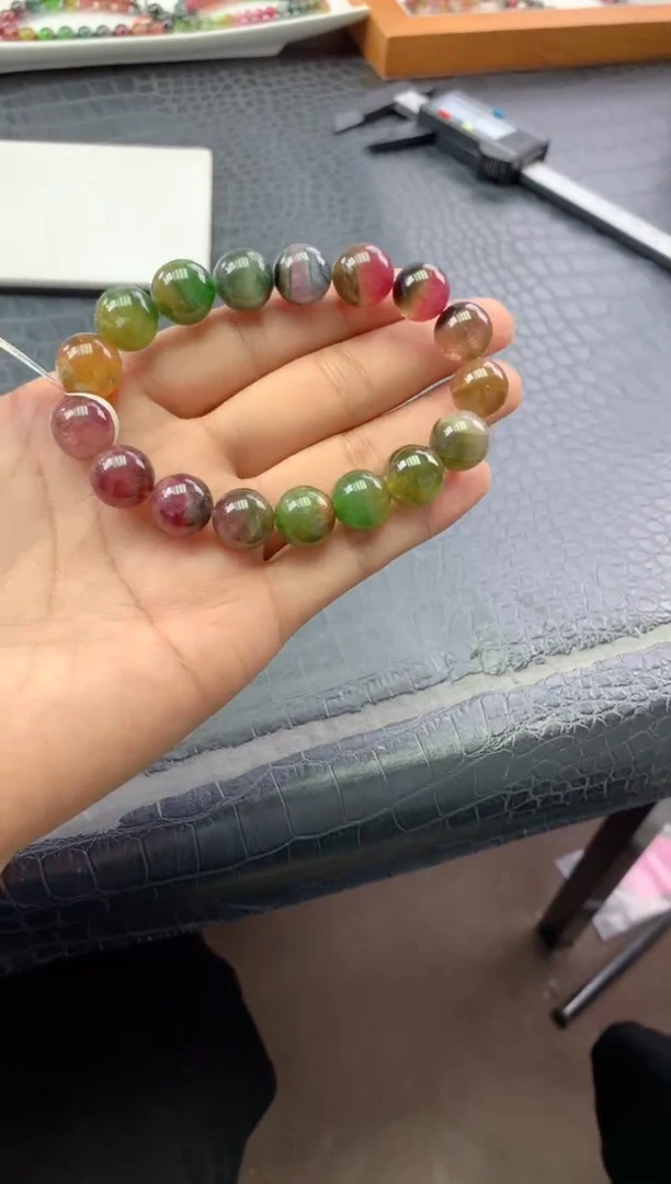 未镶嵌手串碧玺多样性发一条