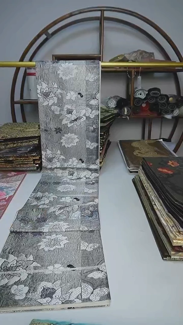 织绣105西阵织六通缠枝莲