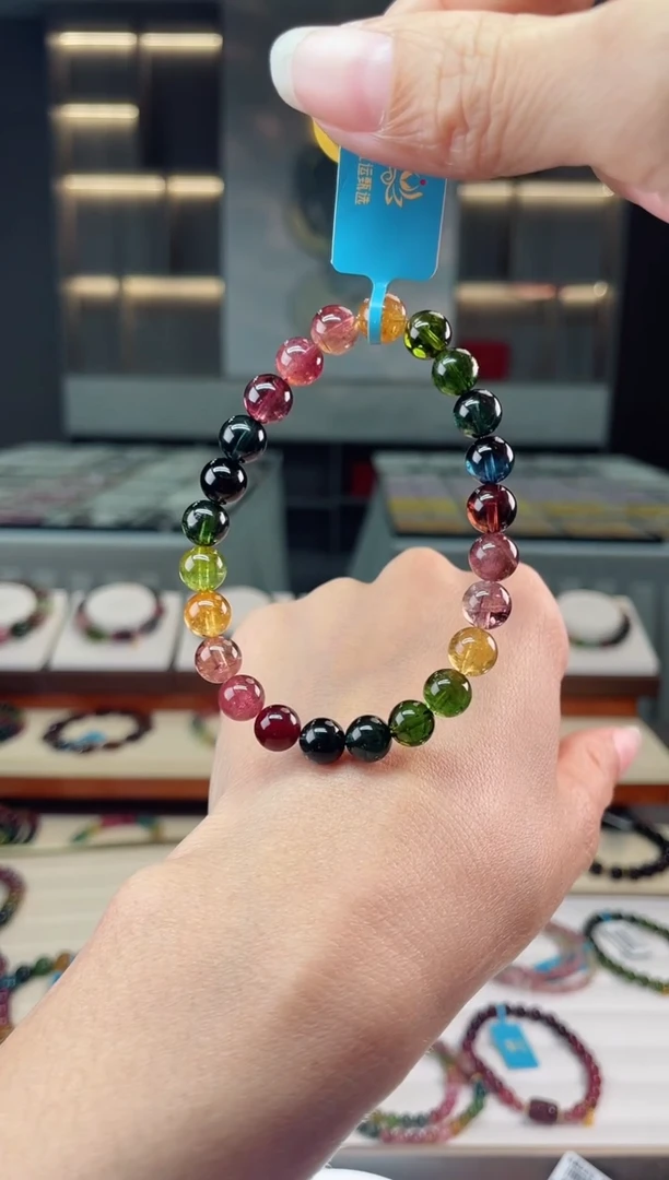 【闪购商品】碧玺单圈手串未镶嵌（多样性发一条）Q