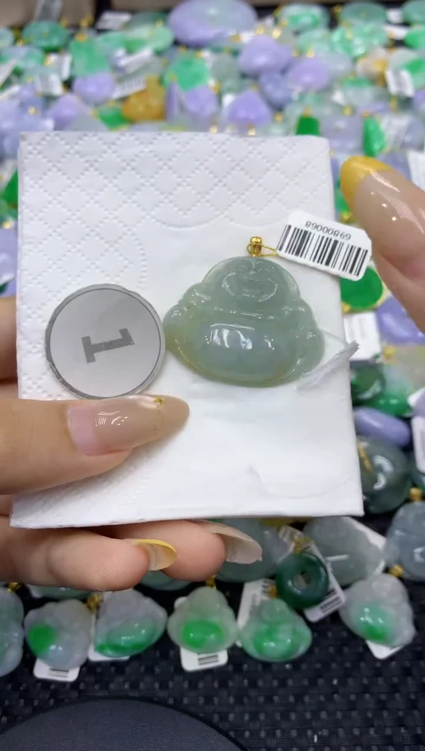 颈饰未镶嵌翡翠天然缅甸翡翠A货