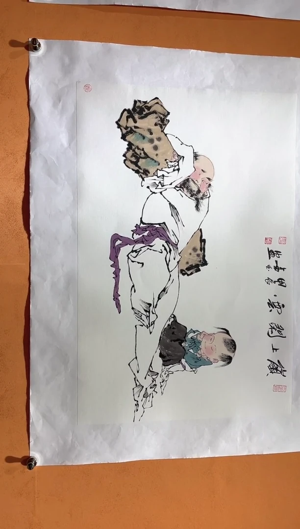 国画刘金玉老师亲笔手绘