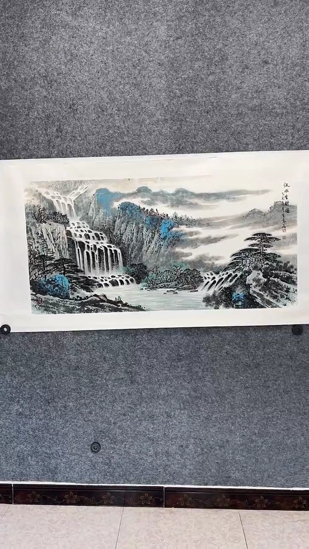 国画国画王生意山水