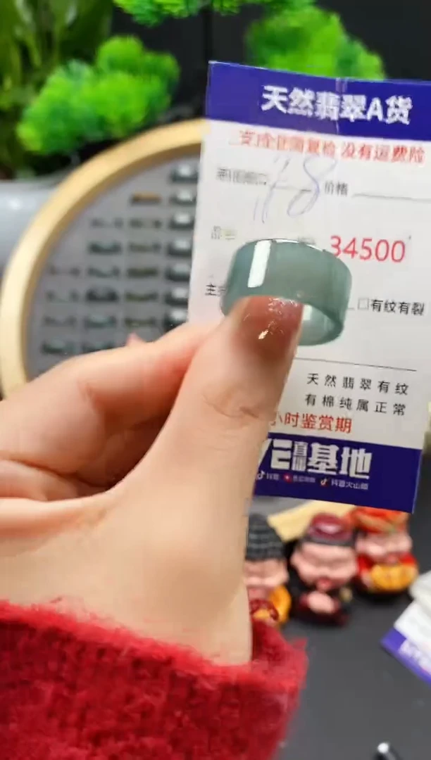 【闪购商品】翡翠戒指未镶嵌天然翡翠戒圈4500