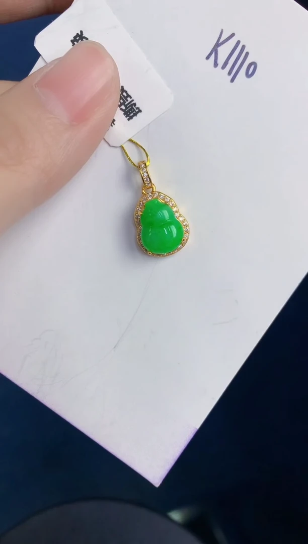 颈饰未镶嵌翡翠天然翡翠缅甸A货