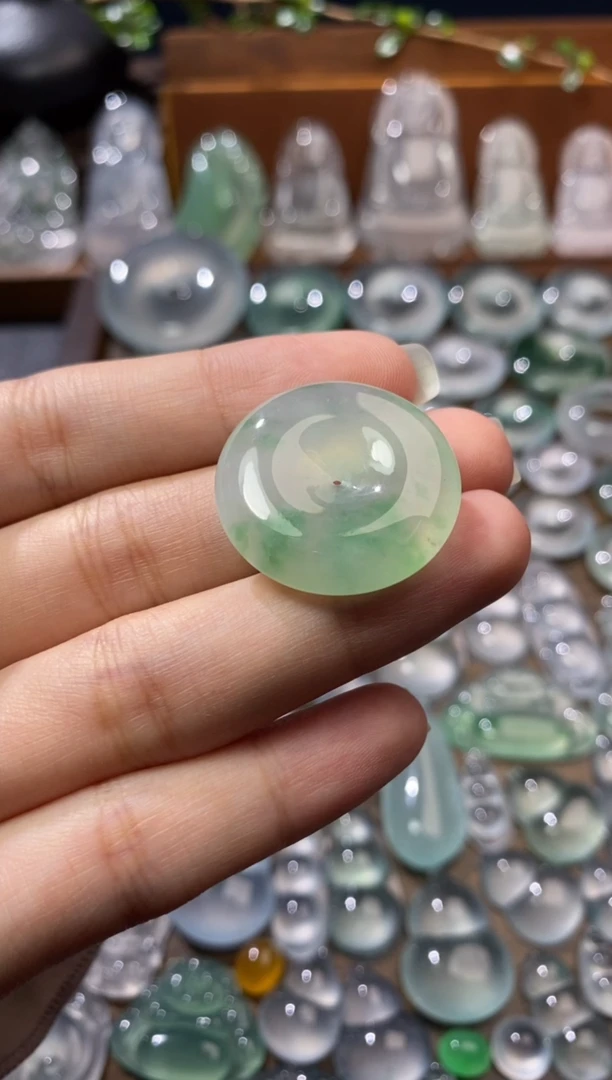 吊坠(不含链)未镶嵌翡翠扣子