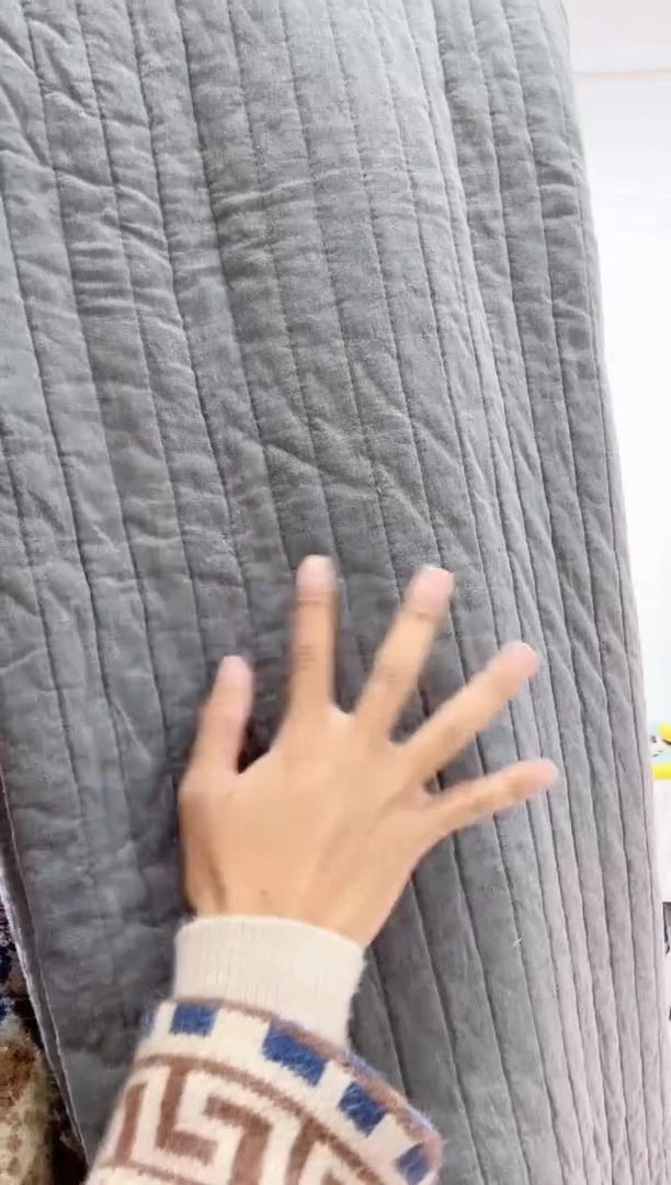 棉250*265纯棉棉麻床盖107号微瑕