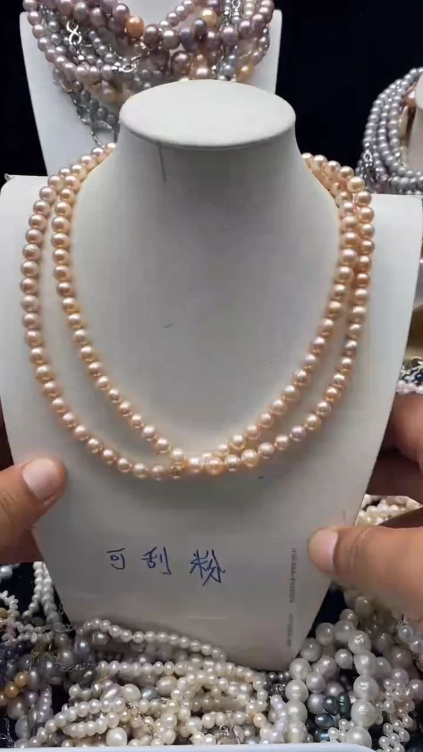 项链合金淡水珍珠1