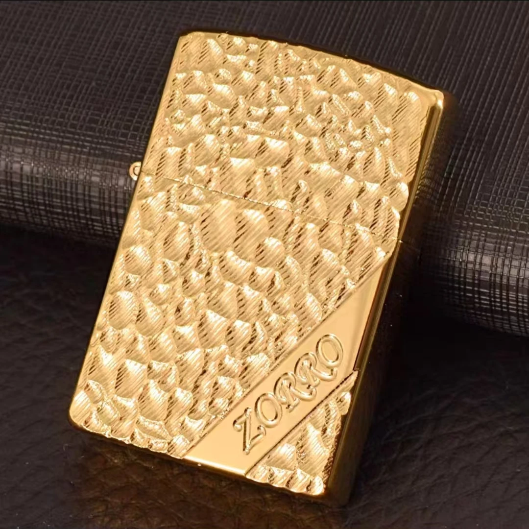 复古精雕陨石坑老式砂轮防风打火机男士礼物