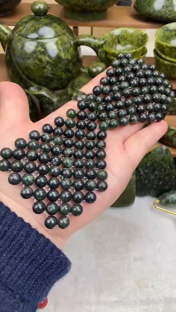 【闪购商品】蛇纹石玉眼罩未镶嵌眼罩