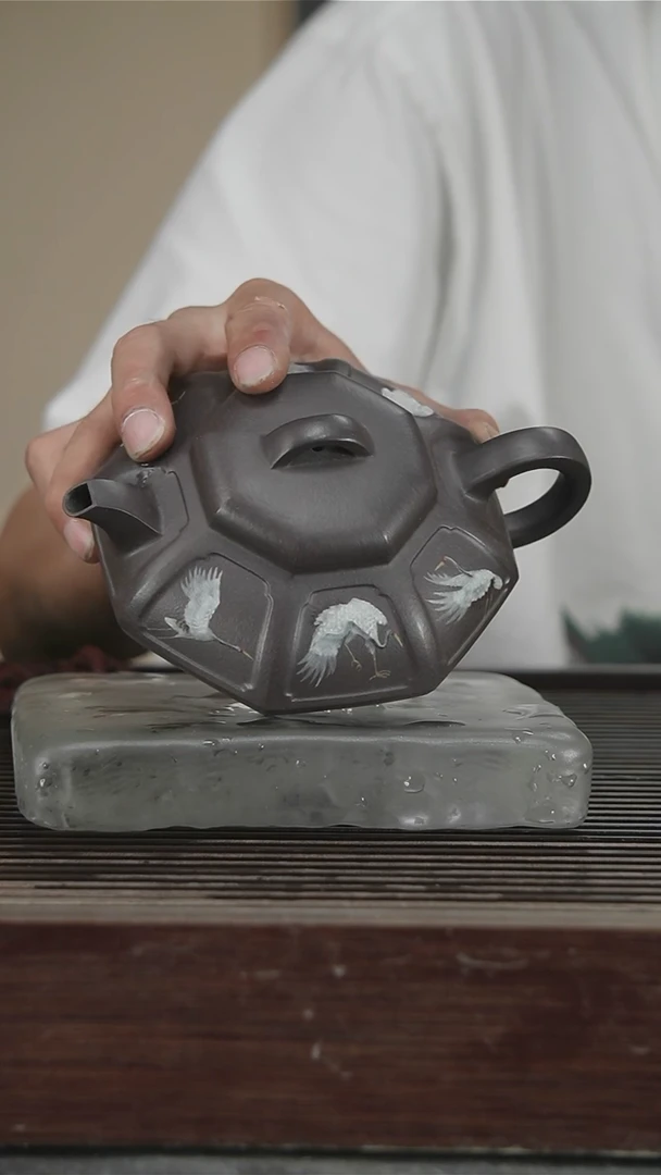 茶壶紫砂原矿紫砂壶300CC144号